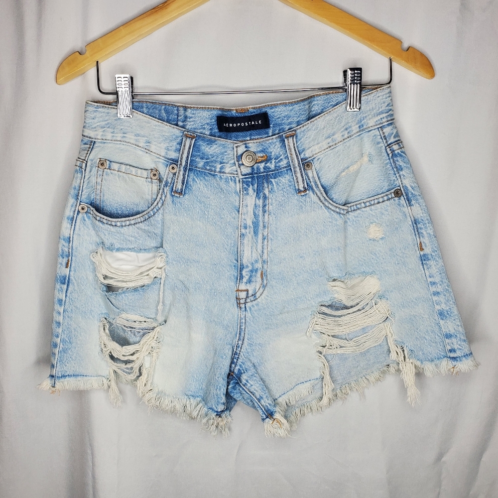 ♤ Aeropostle 90's High Rise Cutoff Shorts Size 8